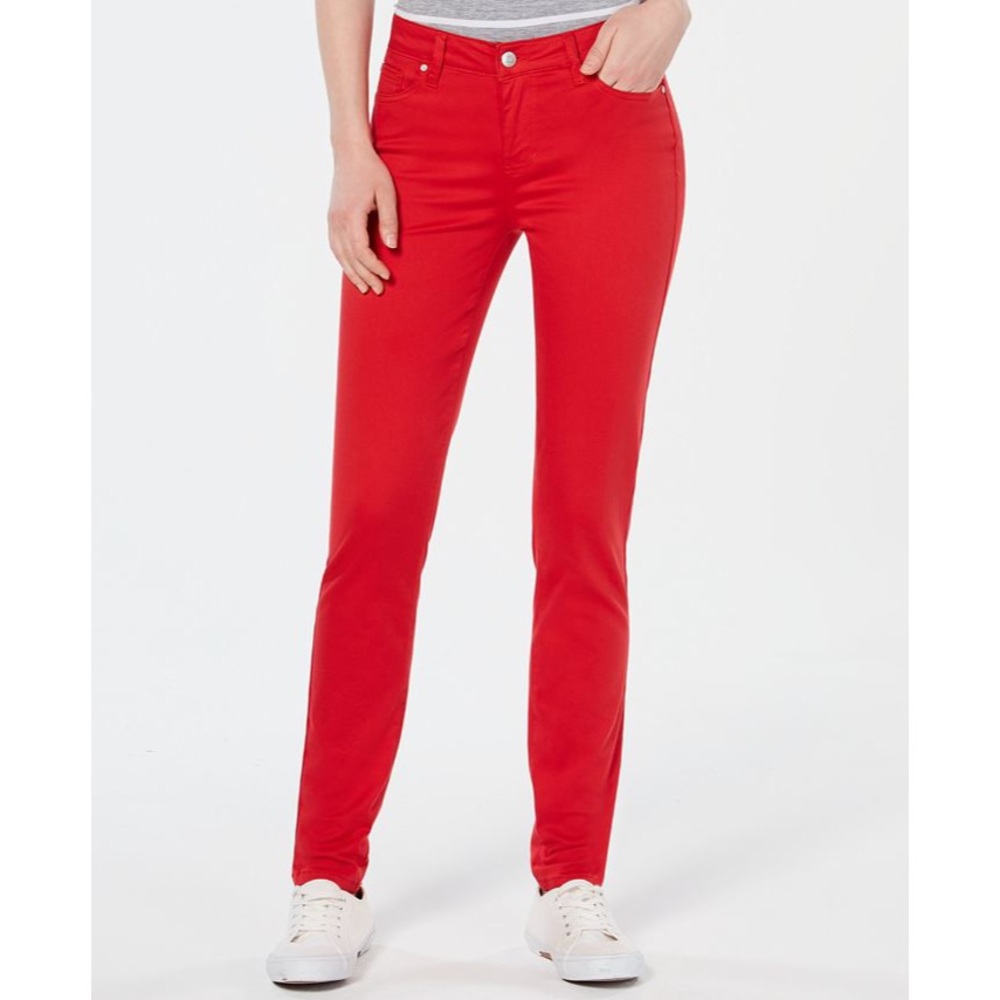 Celebrity Pink red Skinny Jeans sz 1